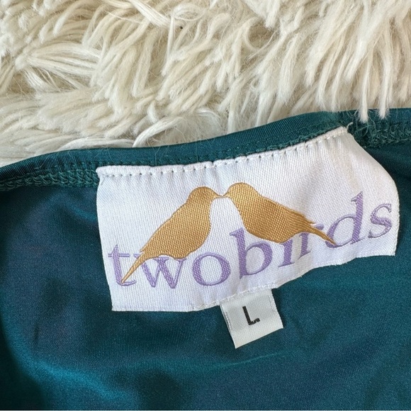 Two birds Long Jersey Bandeau Size Large - Picture 4 of 9